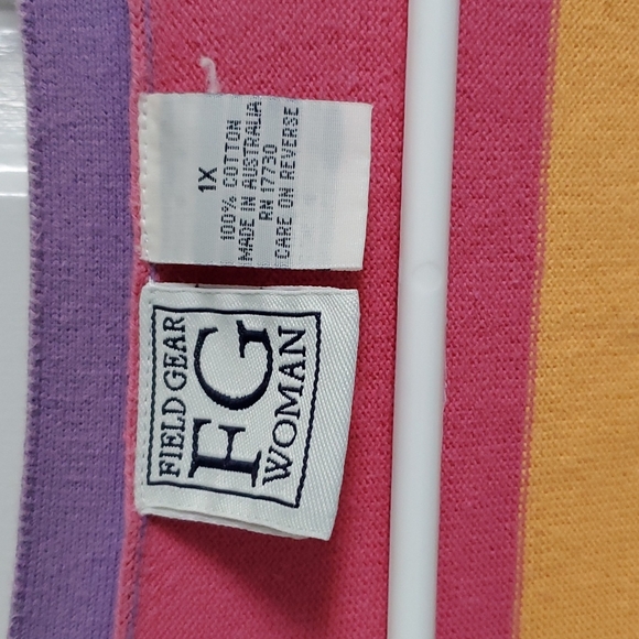 Pretty Multi Color Striped Sweater Set - Picture 5 of 6